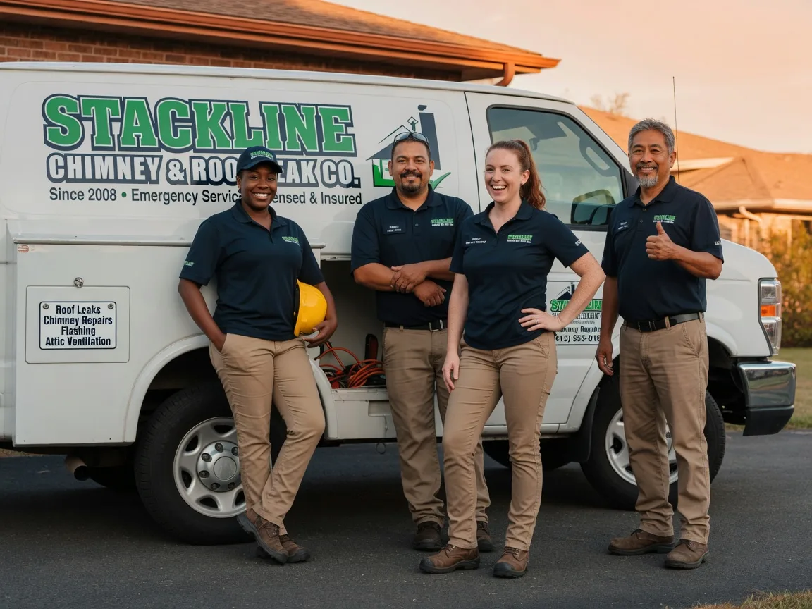 Chimney flashing repair company in Bradshaw, WV